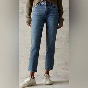 PACSUN Mom Jeans 28 Distressed Denim 100% Cotton High Waist Tapered Leg Ankle